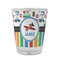 Transportation & Stripes Glass Shot Glass - 1.5 oz - Set of 4 (Personalized)