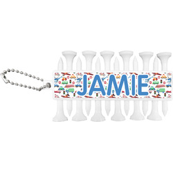 Transportation & Stripes Golf Tees & Ball Markers Set (Personalized)
