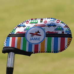 Transportation & Stripes Golf Club Iron Cover (Personalized)