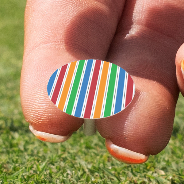 Transportation & Stripes Golf Tees & Ball Markers Set - Marker
