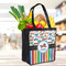 Transportation & Stripes Grocery Bag - LIFESTYLE