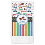 Transportation & Stripes Guest Towels - Full Color (Personalized)