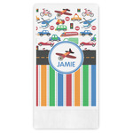 Transportation & Stripes Guest Paper Towels - Full Color (Personalized)