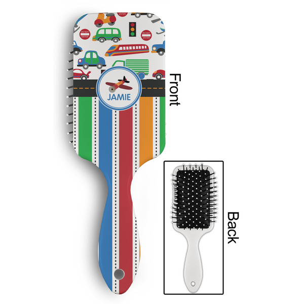 Transportation & Stripes Hair Brush - Approval