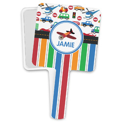 Transportation & Stripes Hand Mirror (Personalized)