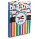 Transportation & Stripes Hardbound Journal - 5.75" x 8" (Personalized)