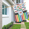 Transportation & Stripes House Flags - Double Sided - LIFESTYLE