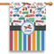 Transportation & Stripes 28" House Flag (Personalized)