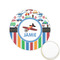 Transportation & Stripes Printed Cookie Topper - 1.25" (Personalized)