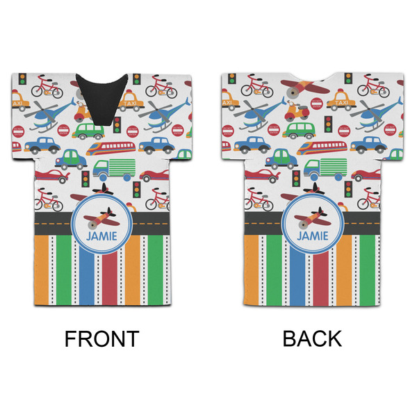 Transportation & Stripes Jersey Bottle Cooler - APPROVAL