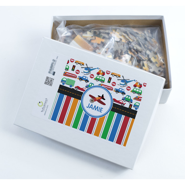 Transportation & Stripes Jigsaw Puzzle 252 Piece - Box