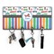 Transportation & Stripes Key Hanger w/ 4 Hooks w/ Graphics and Text