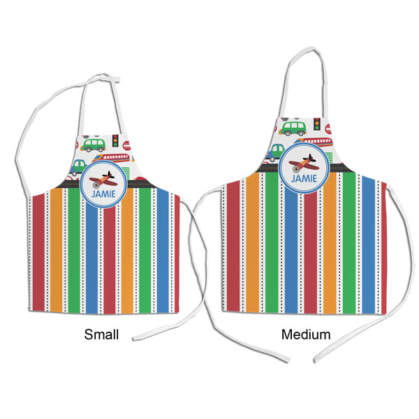 Transportation & Stripes Kid's Aprons - Comparison