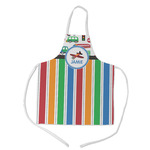 Transportation & Stripes Kid's Apron w/ Name or Text