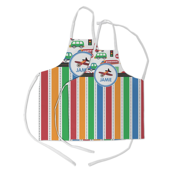 Transportation & Stripes Kid's Aprons - Parent - Main