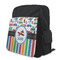 Transportation & Stripes Kid's Backpack - MAIN