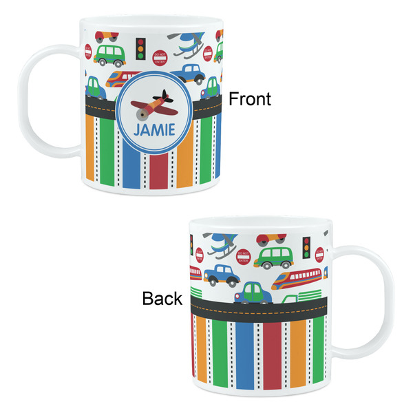 Transportation & Stripes Kid's Mug - Apvl