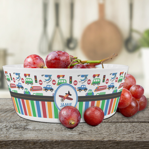 Transportation & Stripes Kids Bowls - LIFESTYLE