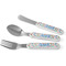 Transportation & Stripes Kid's Flatware (Personalized)
