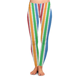 Transportation & Stripes Ladies Leggings (Personalized)