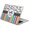 Transportation & Stripes Laptop Skin - Custom Sized (Personalized)