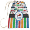 Transportation & Stripes Laundry Bag - Large (Personalized)