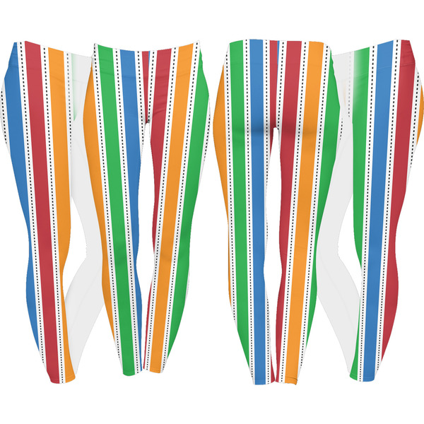 Transportation & Stripes Leggings Turn Around - Apvl