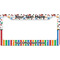 Transportation & Stripes License Plate Frame - Style B (Personalized)