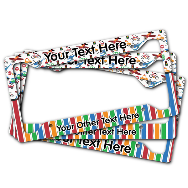 Transportation & Stripes License Plate Frames - (PARENT MAIN)