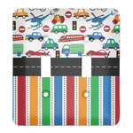 Transportation & Stripes Light Switch Cover (2 Toggle Plate)
