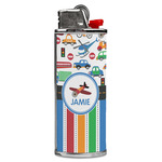 Transportation & Stripes Case for BIC Lighters (Personalized)