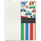 Transportation & Stripes Linen Placemat - Folded Half
