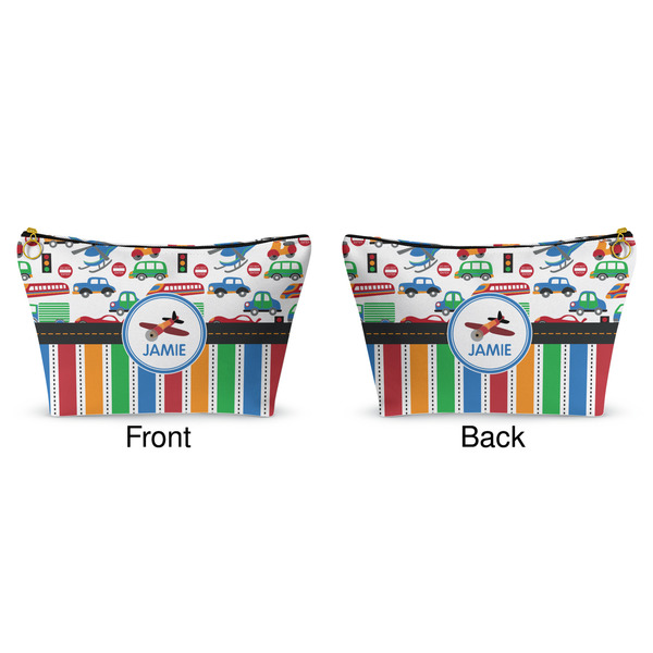 Transportation & Stripes Makeup Bag Approval