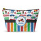 Transportation & Stripes Makeup Bag (Personalized)