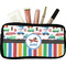 Transportation & Stripes Makeup / Cosmetic Bag (Personalized)