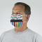 Transportation & Stripes Mask - Quarter View on Guy