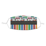 Transportation & Stripes Kid's Cloth Face Mask - Standard