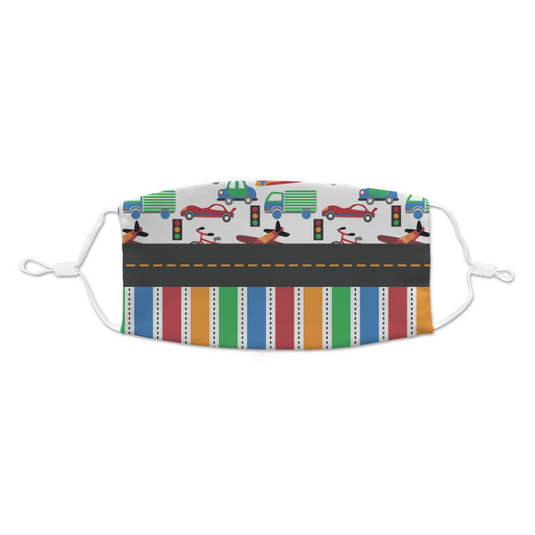Custom Transportation & Stripes Kid's Cloth Face Mask