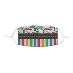 Transportation & Stripes Kid's Cloth Face Mask - XSmall
