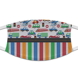 Transportation & Stripes Cloth Face Mask (T-Shirt Fabric) (Personalized)