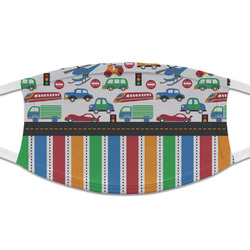 Transportation & Stripes Cloth Face Mask (T-Shirt Fabric)