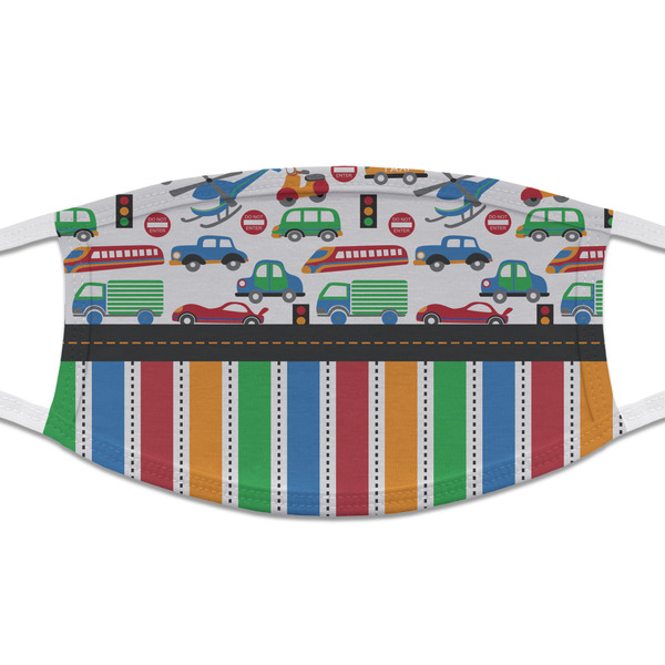 Custom Transportation & Stripes Cloth Face Mask (T-Shirt Fabric)