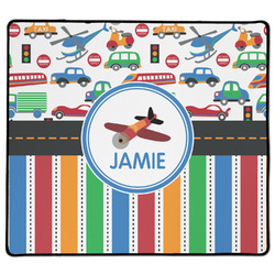 Transportation & Stripes XL Gaming Mouse Pad - 18" x 16" (Personalized)