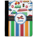 Transportation & Stripes Notebook Padfolio w/ Name or Text