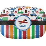 Transportation & Stripes Melamine Platter (Personalized)