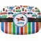 Transportation & Stripes Melamine Platter (Personalized)
