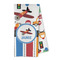 Transportation & Stripes Kitchen Towel - Microfiber (Personalized)