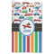 Transportation & Stripes Microfiber Golf Towel (Personalized)