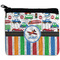Transportation & Stripes Rectangular Coin Purse (Personalized)