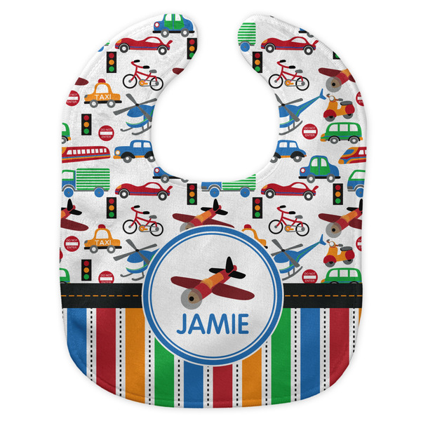 Transportation & Stripes New Bib Flat Approval